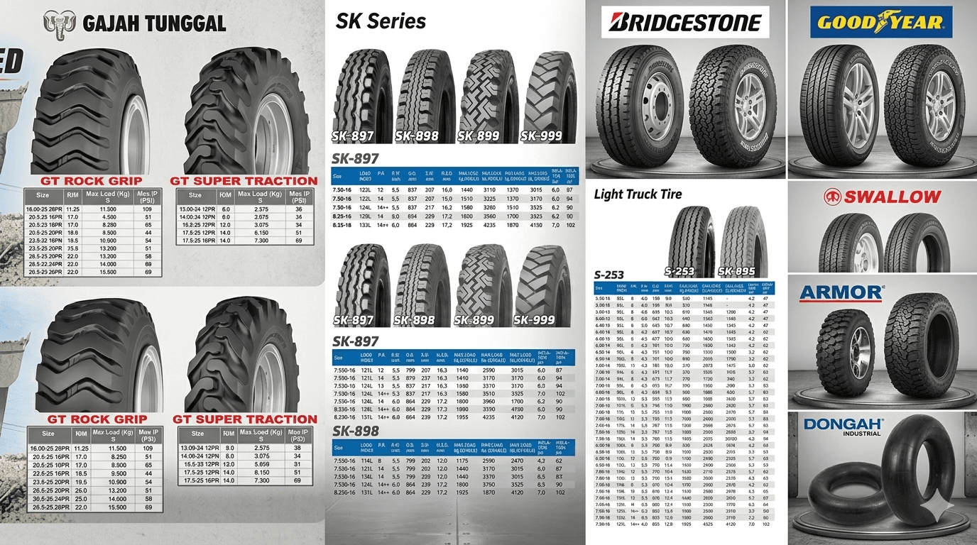 Tire, Inner Tube & Flap